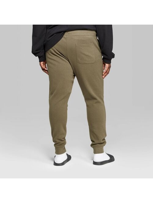 Men's Big and Tall 29" Casual Fit Drop Crotch Jogger Pants - Original Use Paris Green