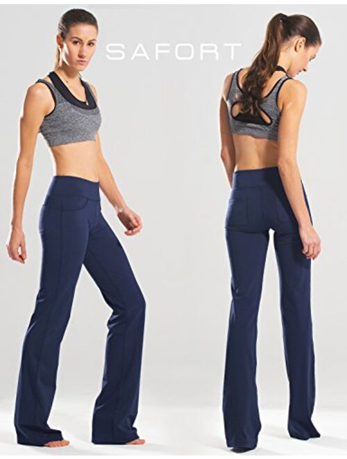 Safort Inseam Regular Tall Bootcut Yoga Pants, 4 Pockets