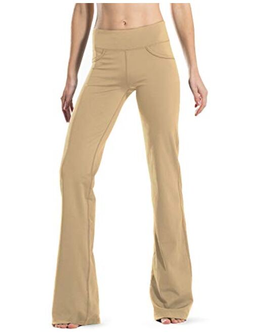 Safort Inseam Regular Tall Bootcut Yoga Pants, 4 Pockets