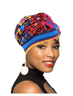 Turban Head Wrap Scarf,African Long Scarf Turban Shawl Hair Bohemian Headwrap