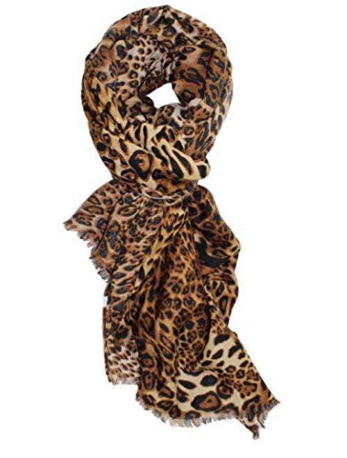 Ted & Jack - Oversized Classic Leopard Print Fashion Scarf