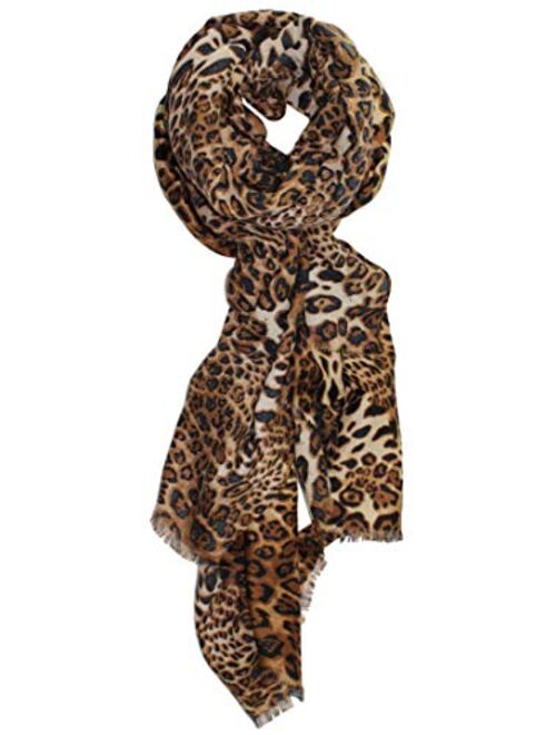 Ted & Jack - Oversized Classic Leopard Print Fashion Scarf