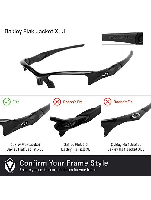 Revant Replacement Lenses for Oakley Flak Jacket XLJ - Compatible with Oakley Flak Jacket XLJ Sunglasses