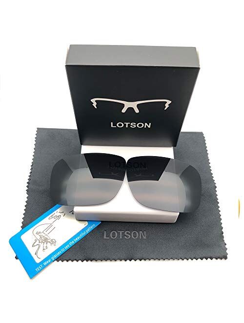 LOTSON Replacement Lenses for Oakley Holbrook Sunglasses Polarized 100% UVAB - Multiple Options