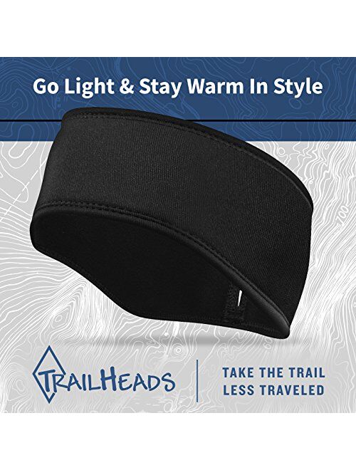 TrailHeads Womens Ponytail Headband | Moisture Wicking Ear Band | The Power Running Headband