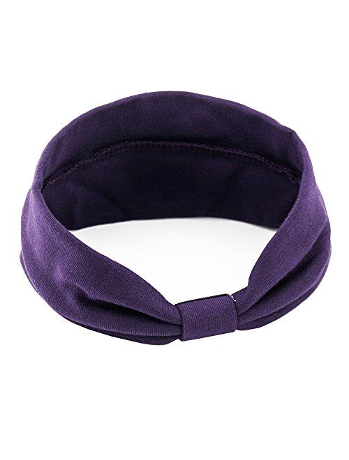 Yeshan Women Elastic Headband Breathable Sweat Wicking Hairband for Workout Running Yoga and Party