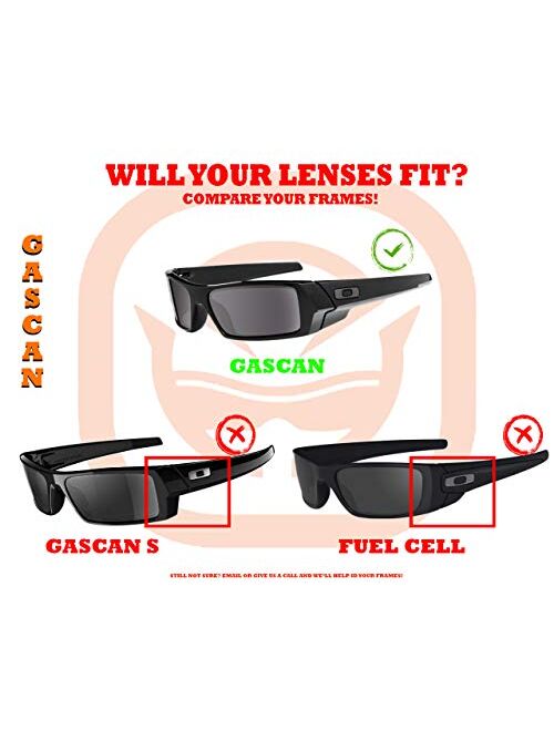 SeekOptics Replacement Lenses for Oakley Gascan Sunglasses