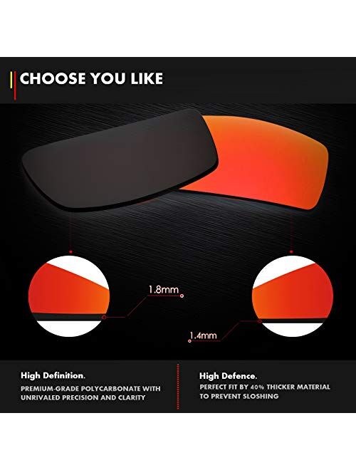 Saucer Premium Replacement Lenses for Oakley Holbrook OO9102 Sunglasses
