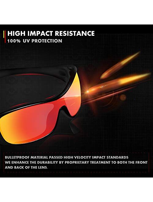 Saucer Premium Replacement Lenses for Oakley Holbrook OO9102 Sunglasses