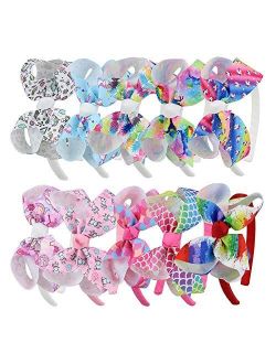 7Rainbows Girls Boutique Grosgrain Ribbon Headbands with Bows