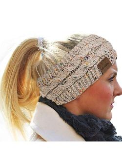 Loritta Womens Ear Warmers Headbands Winter Warm Fuzzy Cable Knit Head Wrap Gifts
