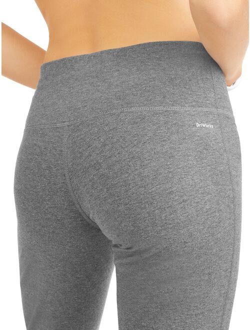 Athletic Works Women's Athleisure Performance Straight Leg Pant Available in Regular and Petite