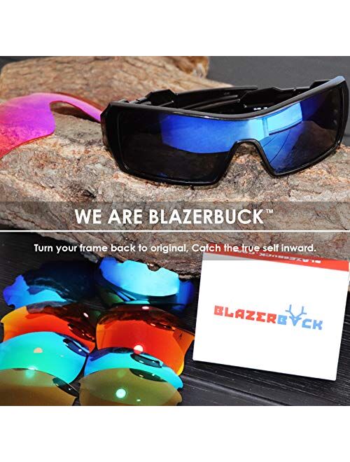 BlazerBuck Anti-salt Polarized Replacement Lenses for Oakley Flak Jacket XLJ