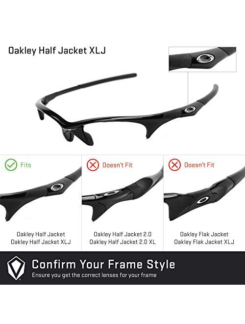 Revant Replacement Lenses for Oakley Half Jacket XLJ - Compatible with Oakley Half Jacket XLJ Sunglasses