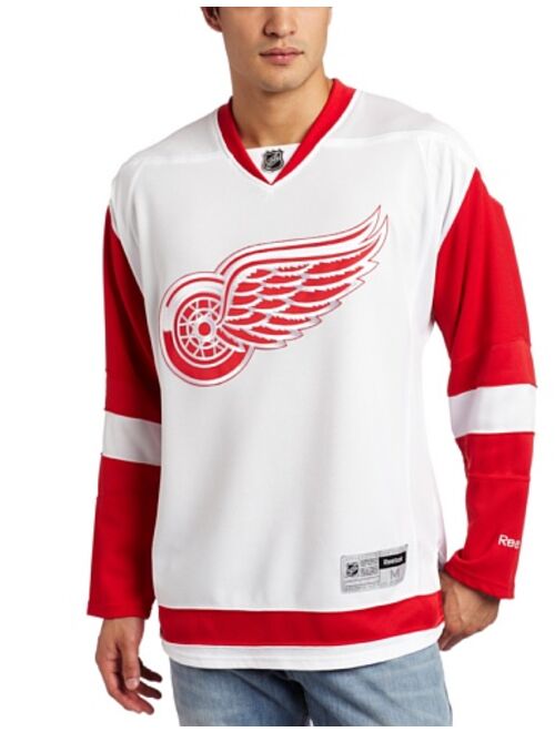 Reebok Detroit Red Wings White Premier NHL Jersey
