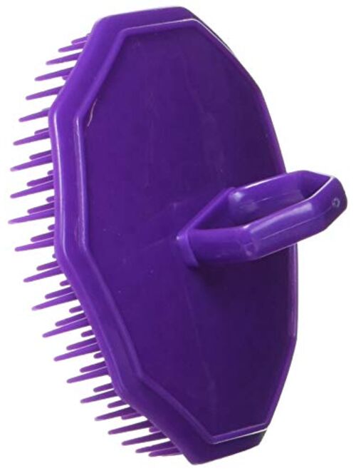 Hair Shampoo Massage Brush/Body Washing Massager/Soft Silicone Comb/Shower Hair Brush, Blue