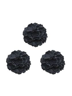 Kewl Fashion Women's Bohemia Peony Flowers Hairpin Hair Clip Flower Brooch