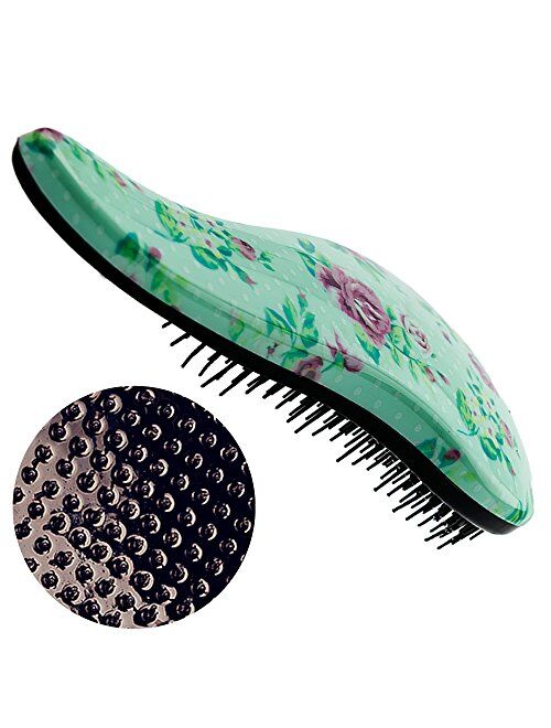 Detangling Hair Brush the Best Detangler Brush for Wet or Dry Hair, glide thru bristles so no more tangles no more tears.