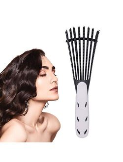 Detangling Brush for Curly Hair, Black Hair Detangler, Afro Textured 3a to 4c Kinky Wavy, for Wet/Dry/Long Thick Curly Hair, Exfoliating Your Scalp for Beautiful and Shin