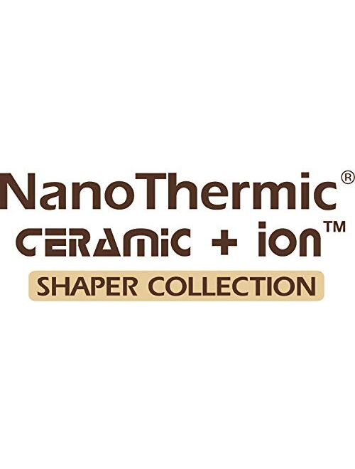 Olivia Garden NanoThermic Ceramic + Ion Square Shaper Hair Brush, NT-S30, 1 1/8"