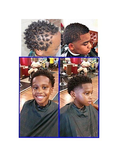 Beauty7 Magic Barber Sponge Hair Brush for Twists, Afros, Coils, Dreadlocks