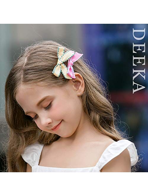 DEEKA Hair Clip Hair Bows Fringe Clip for Little Girls