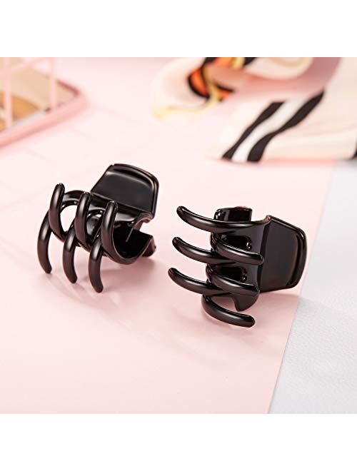 12 Pieces Hair Claw Clips Medium Size Hair Claws Hair Styling Accessories in 1.3 Inches for Women Girls