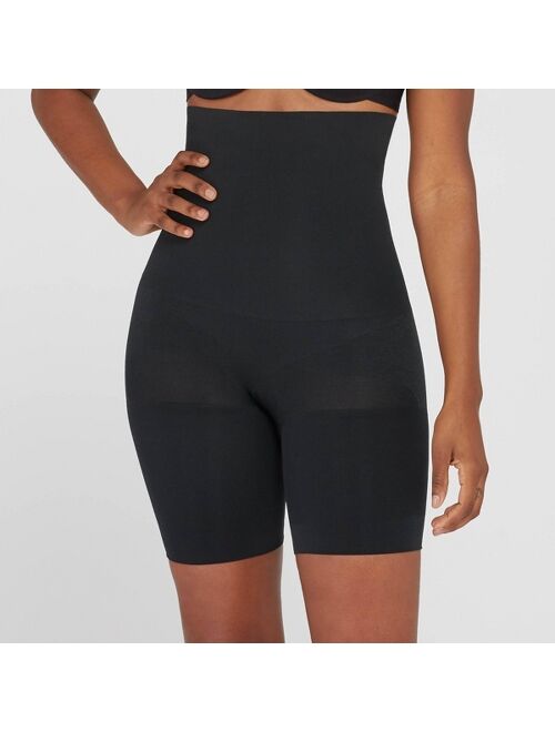 ASSETS by Spanx Women's Remarkable Results High Waist Mid-Thigh Shaper