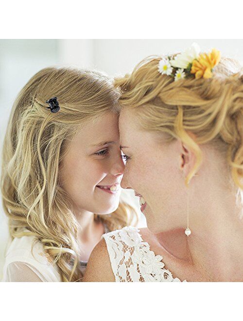 48 Pcs Mini Hair Clips for Girls and WomenBlack and Brown)