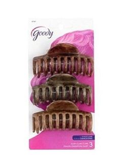 Goody Half Moon Claw Clip (1-Pack of 3)