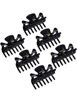 6 Pieces Plastic Hair Clips Claw Women Hair Claw Clamps Hairpin
