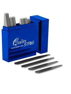 36 Stainless Steel Collar Stays in Sapphire Box, Order the Sizes You Need