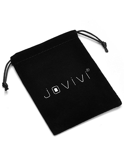 JOVIVI 36pc Stainless Steel Collar Stays in Clear Plastic Box For Mens Dress Shirt, Order the Sizes You Need