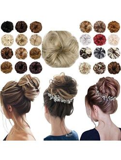 Messy Bun Hair Piece Thick Updo Scrunchies Hair Extensions Ponytail Hair Accessories for Women Ladies Girls