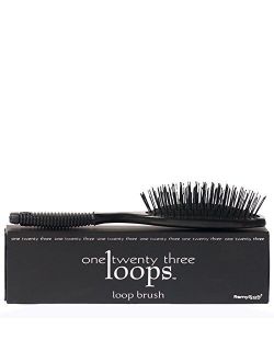 RemySoft One Twenty Three Loops - Loop Brush - Safe for Hair Extensions, Weaves and Wigs