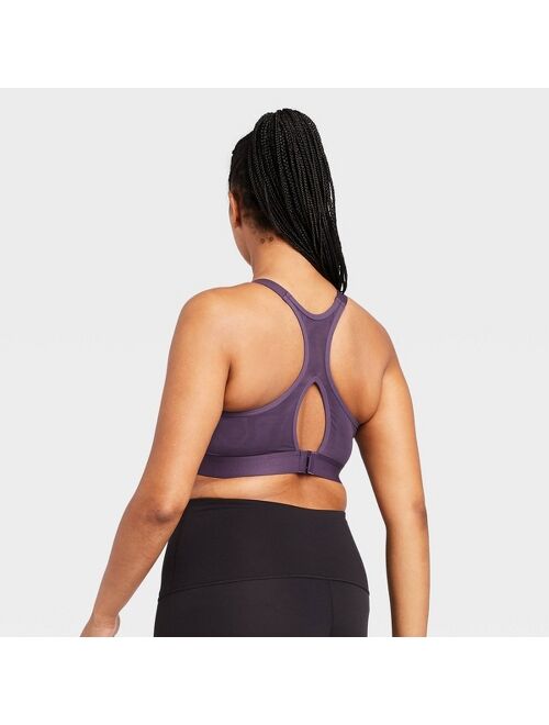 Women's Medium Support Racerback Shape Bra with Mesh - All in Motion