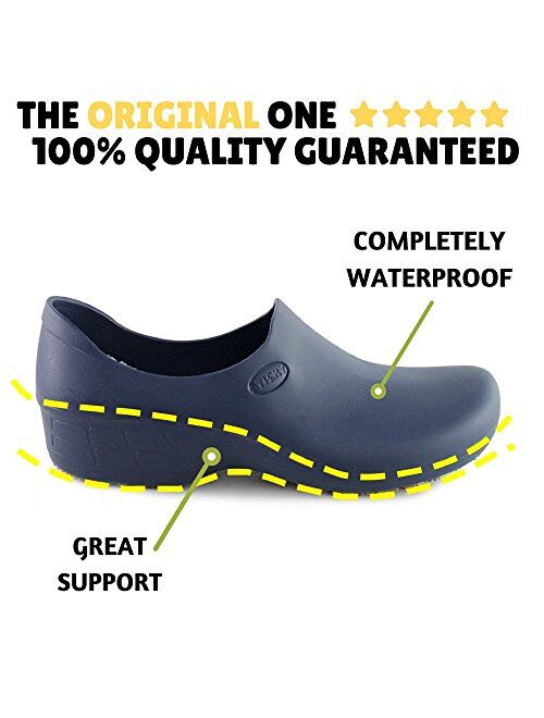 Sticky Comfortable Work Shoes for Women - Nursing - Chef - Waterproof Non-Slip Pro Shoes