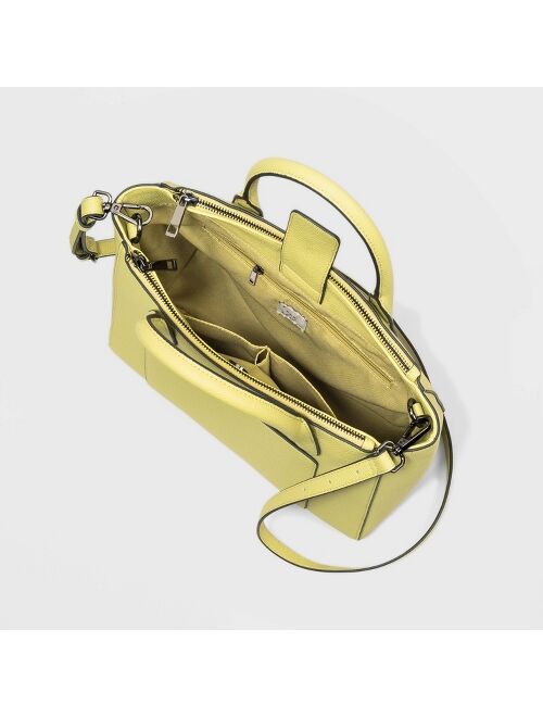 Triple Compartment Satchel Handbag - A New Day™