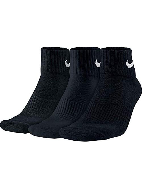NIKE Performance Cushion Quarter Training Socks (3 Pairs)