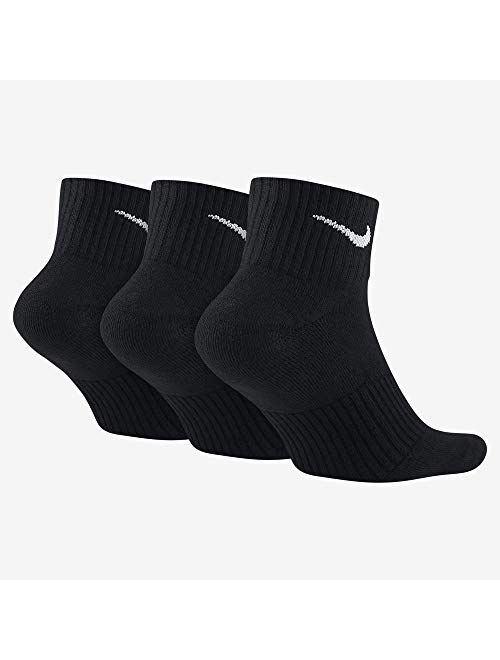NIKE Performance Cushion Quarter Training Socks (3 Pairs)