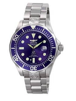 Men's 3045 Pro-Diver Collection Grand Diver Stainless Steel Automatic Watch with Link Bracelet