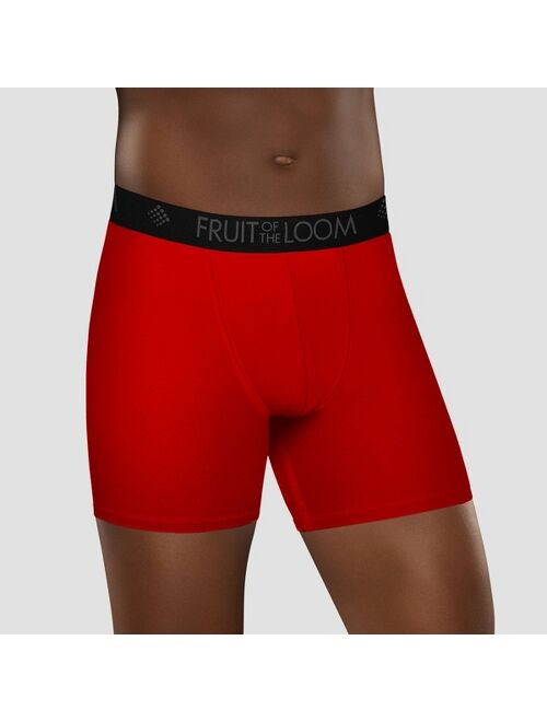 Fruit of the Loom Men's 4pk Breathable Micro-Mesh Boxer Briefs Multi-Colored