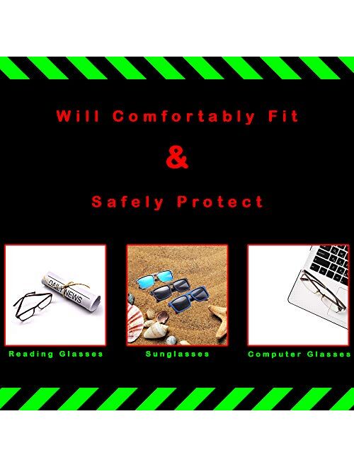 Glasses Case Hard Shell | Eyeglass And Sunglass Case For Men, Women, And Kids