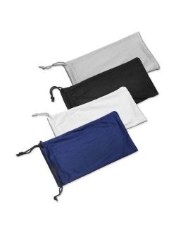 4X Microfiber Sunglasses Glasses Gadgets Cleaning & Storage Pouch