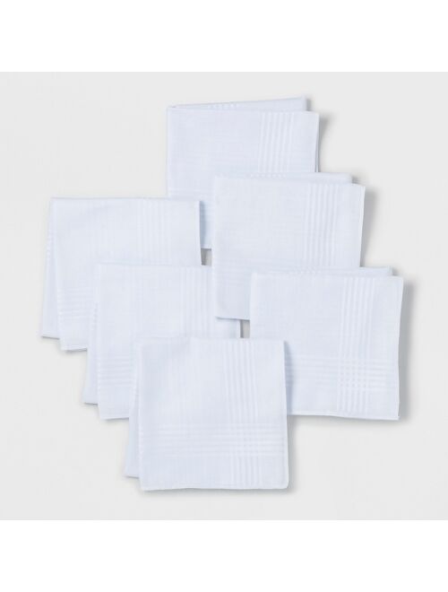 Men&#39;s 6pk Hankies and Handkerchiefs Set - Goodfellow & Co&#8482; - White - One Size
