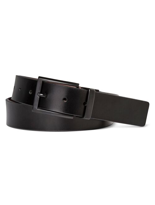 SWISSGEAR Men's Matte Buckle Reversible Belt - Black/Brown