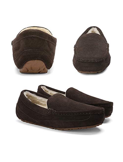 DREAM PAIRS Men's Au-Loafer Moccasins Slippers