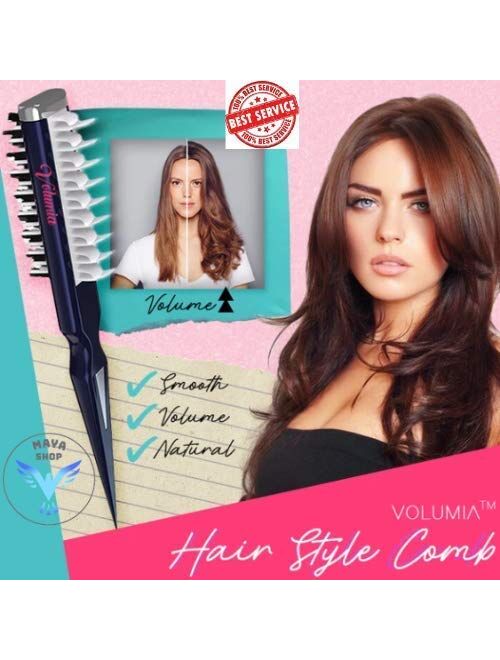 Volumia Style Comb - Instant Hair Volumizer Comb Sharks Back Combing Brush 2019