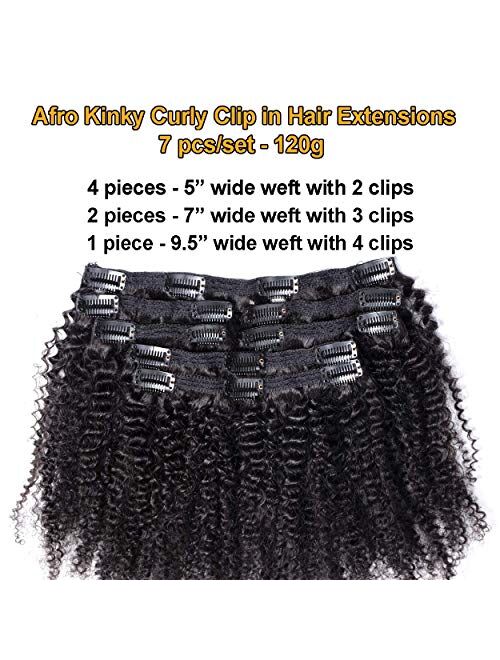 VTAOZI Brazilian 100% Unprocessed Virgin Human Hair Curly Bundles with Closure/Frontal&Curly Clip in Hair Extensions/Drawstring Ponytail Extension