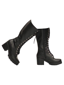 MVE Shoes Womens Soda Stylish Comfortable Chunky Platform Ankle Boot
